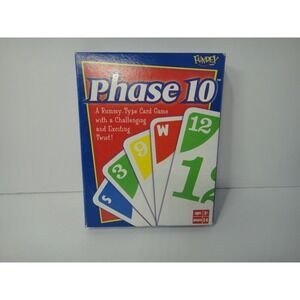 Phase 10 Card Game Fundex 2001 Rummy Type Strategy Family Game Night Vintage